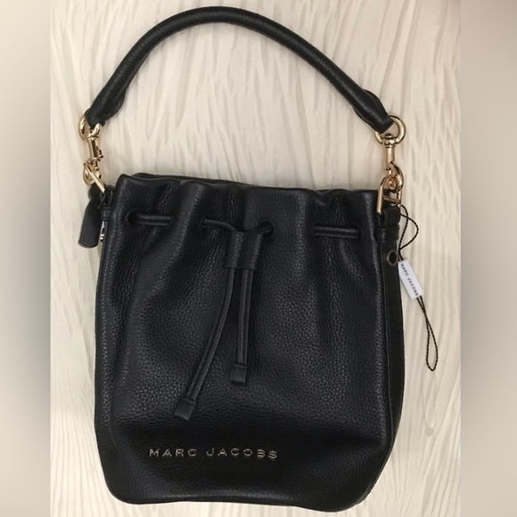 Marc Jacobs Black Leather Shoulder Bag - Picture 1 of 4